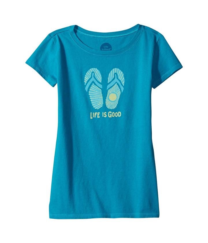 Life Is Good Kids - Sunray Flip Flops Crusher Tee