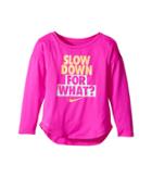 Nike Kids - Slow Down For What Dri-fit Long Sleeve Tee