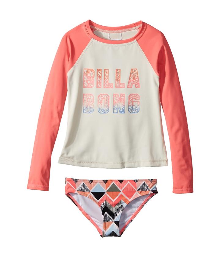 Billabong Kids - Zigginz Long Sleeve Rashguard Set