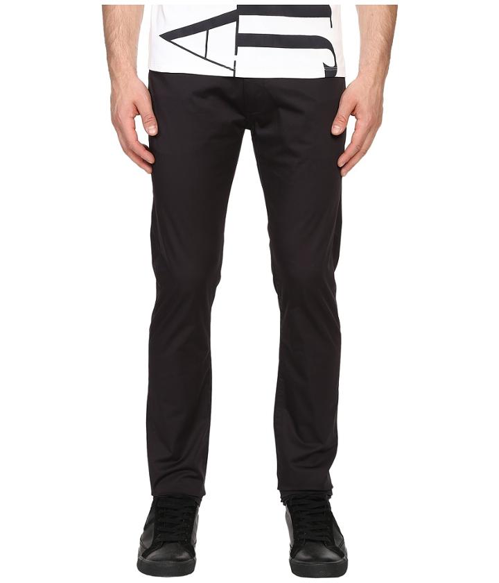 Armani Jeans - Slim Fit Button Fly Jeans In Blue
