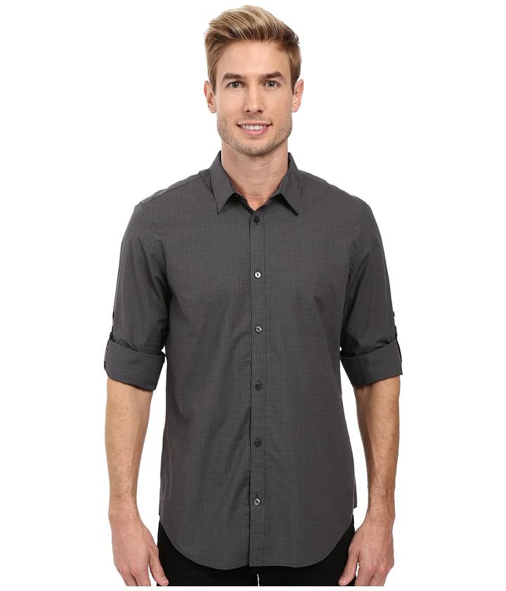 Calvin Klein - Long Sleeve Mini Glenn Plaid Shirt