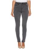 Jag Jeans Petite - Petite Gwen Hi-rise Skinny In Lush Sateen In Washed Black