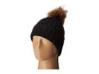 Hat Attack - Chunky Rib Beanie With Snap-off Faux Pom And Extra Hangoff