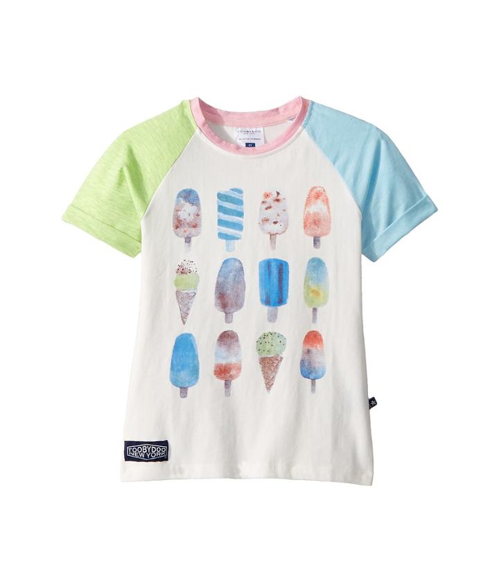Toobydoo - Pink And Blue Popsicle Tee