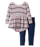 Splendid Littles - Yarn-dyed Stripe Sweater Shirt With Leggings Set