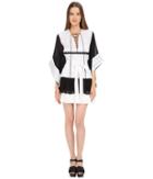 Just Cavalli - Eyelet Caftan Tunic W/ Belt