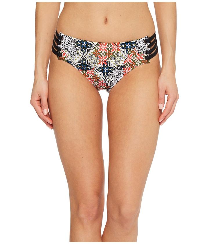Jantzen - Patchwork Tiles Strappy Side Hipster Bikini Bottom