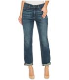 Nydj - Boyfriend Jeans In Crosshatch Denim In Desert Gold