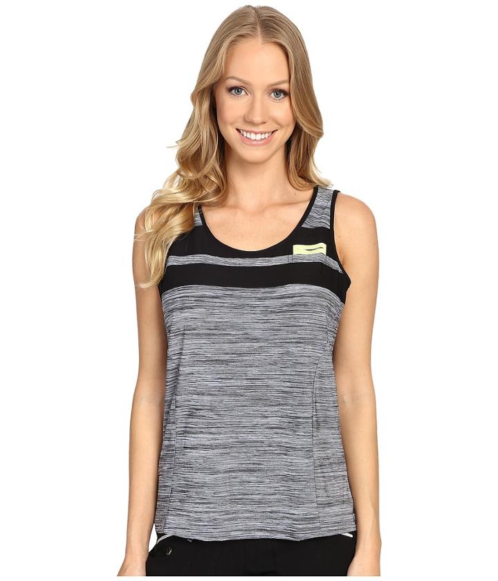 Jamie Sadock - Actif Marled Knit Sleeveless Tank Top