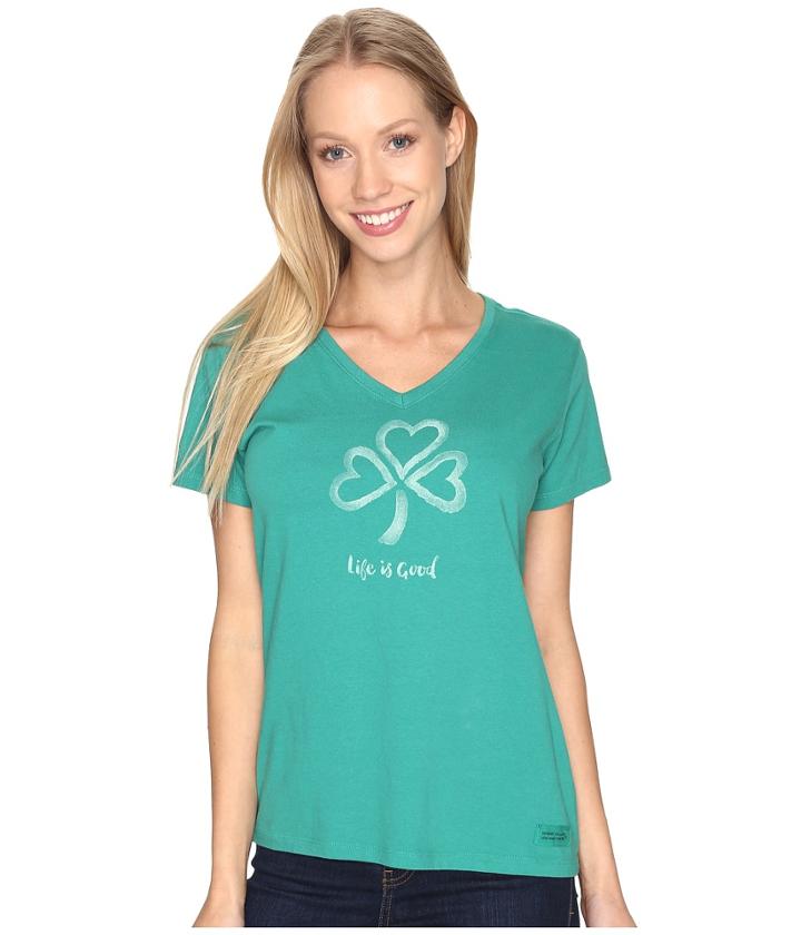 Life Is Good - Shamrock Hearts Crusher Vee
