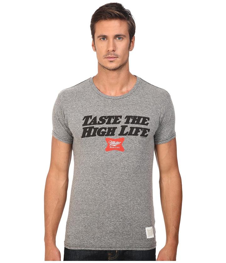 The Original Retro Brand - Short Sleeve Tri-blend Miller High Life Tee