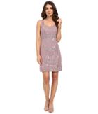 Adrianna Papell - Sleeveless Beaded Cocktail Dress