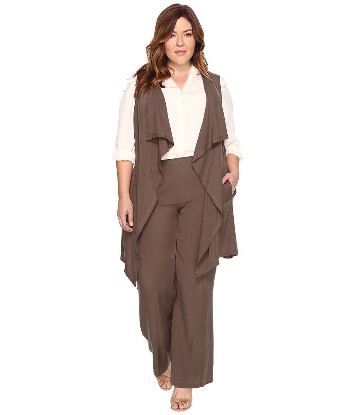 B Collection By Bobeau Curvy - Plus Size Elsie Waterfall Vest