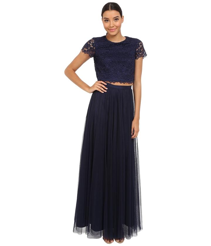 Donna Morgan - Amelia Cap Sleeve Top W/ Tulle Skirt