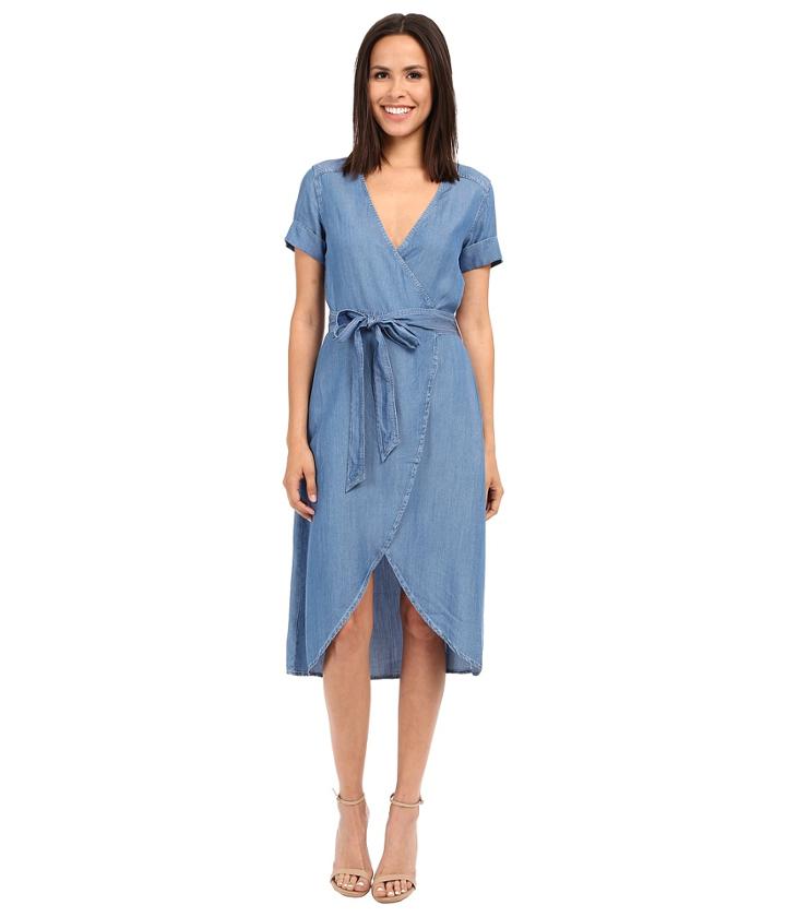 7 For All Mankind - Denim Wrap Dress