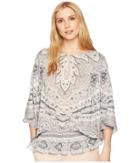 Hale Bob - Modern Mosaic Lightweight Dot Woven Top