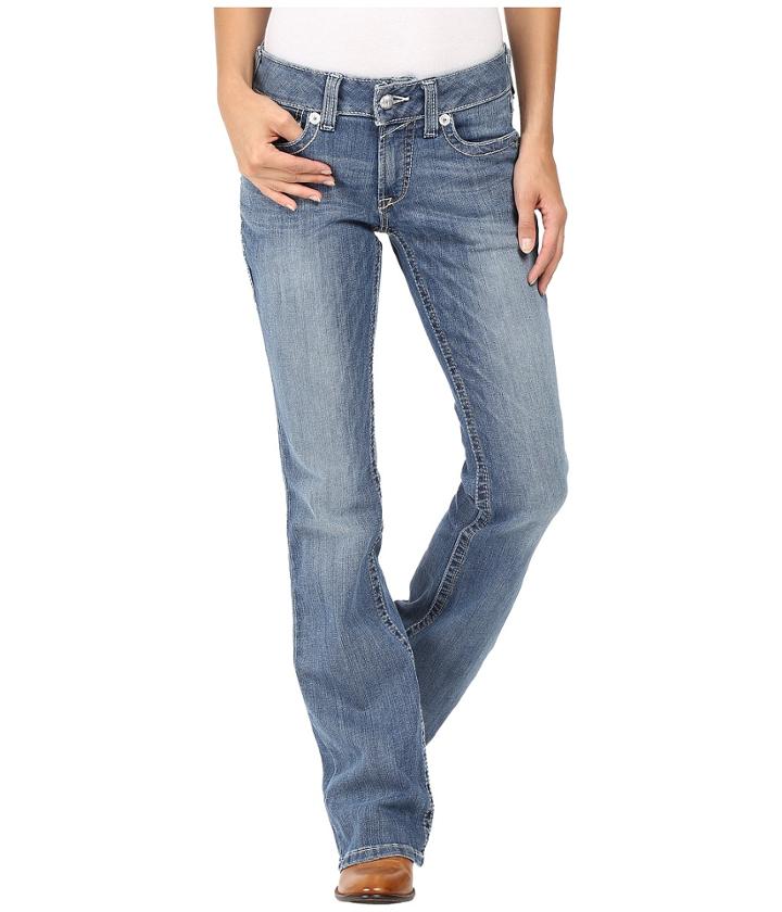 Ariat - R.e.a.l. Bootcut Crescent Jeans In Azure