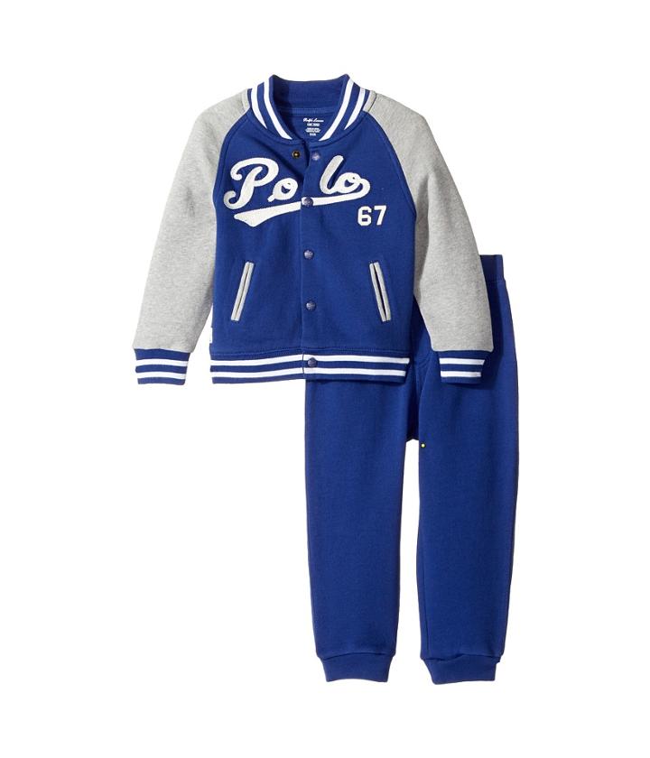 Ralph Lauren Baby - Cotton Terry Jacket Pants Set