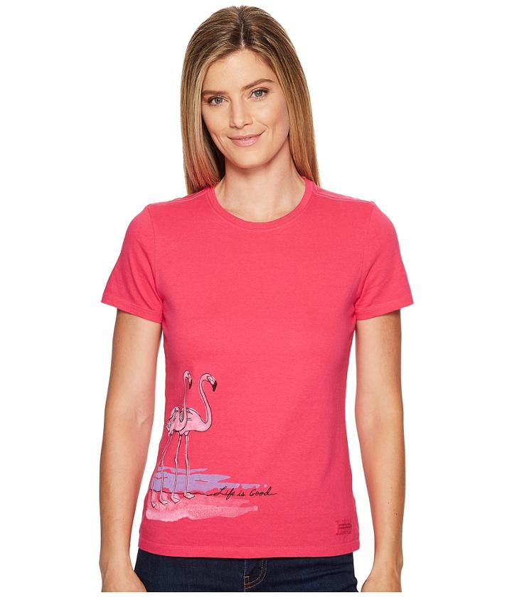 Life Is Good - Flamingos Crusher Tee