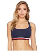 Tommy Hilfiger - Signature Stripe Elastic Crop Bikini Top