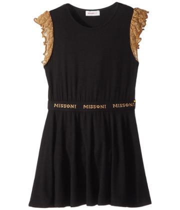 Missoni Kids - Lace Sleeve Jersey Dress