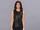 Calvin Klein - Faux Leather Front Top