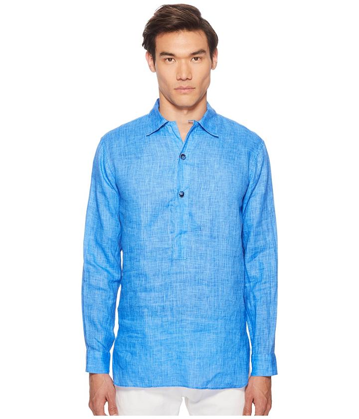 Etro - Linen Popover Shirt