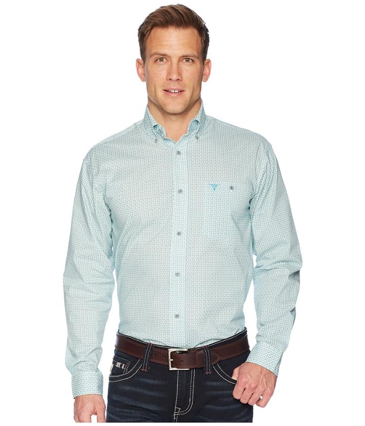 Wrangler - 20x Long Sleeve Competition Ac Shirt Button Print