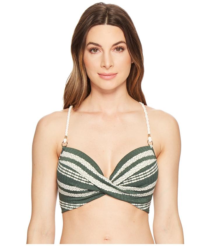 Robin Piccone - Livvy D-cup Twist Cami Bra Bikini Top