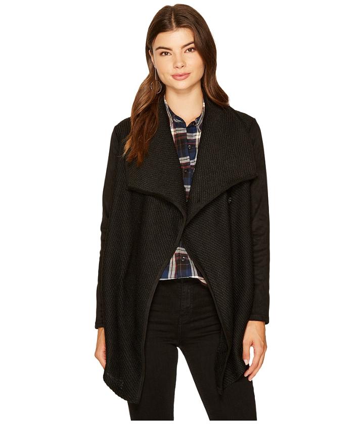 Jack By Bb Dakota - Lauritz Solid Slub French Terry Jacket With Faux Suede Sleeves