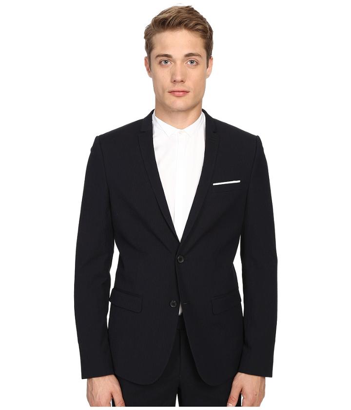 The Kooples - Striped Seersucker Blazer
