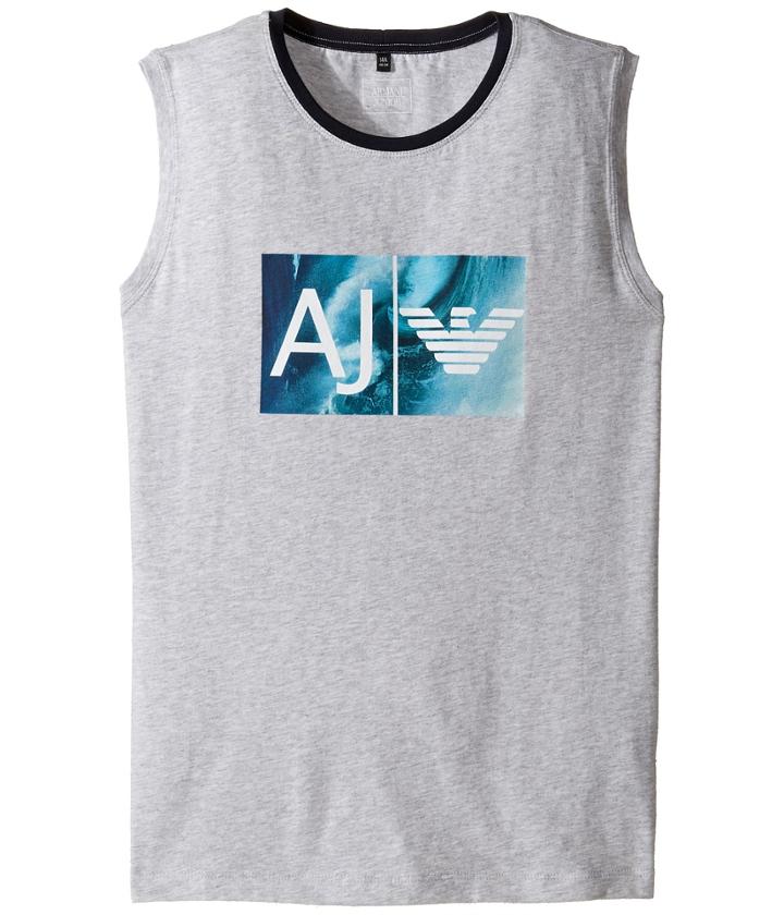 Armani Junior - Logo Wave Tank Top