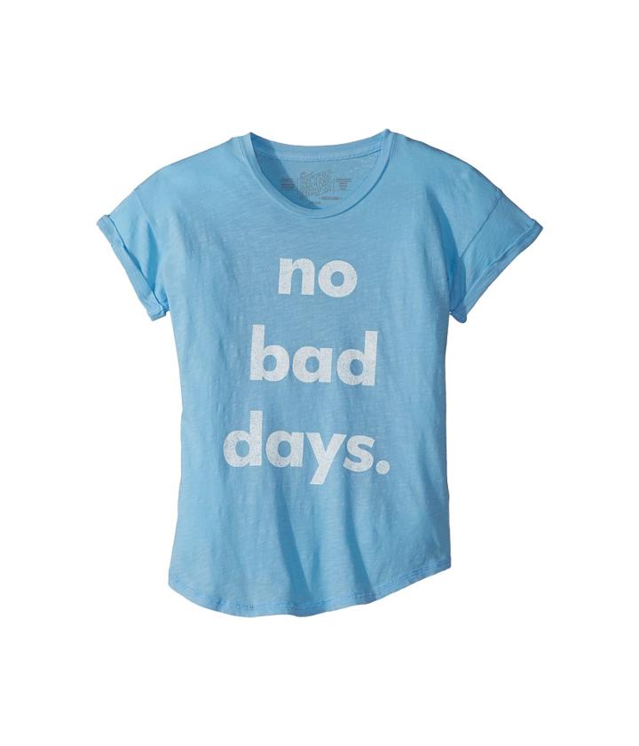 The Original Retro Brand Kids - No Bad Days Rolled Sleeve Slub T-shirt