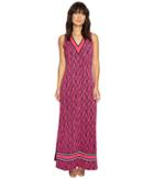 Michael Michael Kors - Mamba Border V-neck Maxi