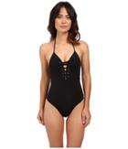 Jets By Jessika Allen - Jetset Plunge Lace-up One-piece