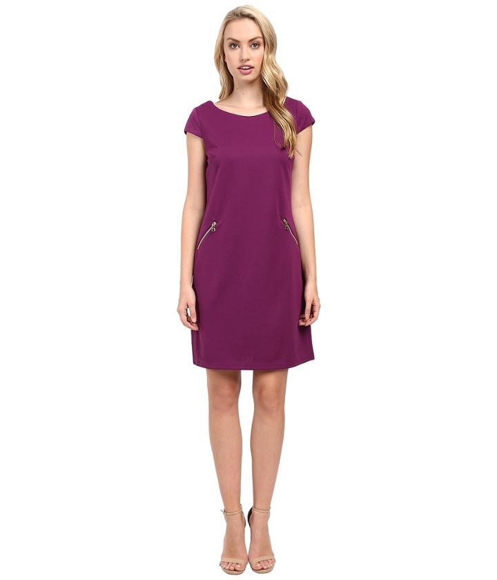 Christin Michaels - Sarah Cap Sleeve Shift Dress