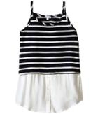 Splendid Littles - Striped Split Loose Knit Tank Top