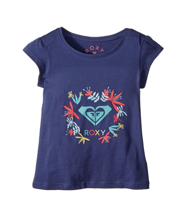 Roxy Kids - Moid Flower Logo Tee