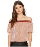 1.state - Off Shoulder Top With Velvet Band