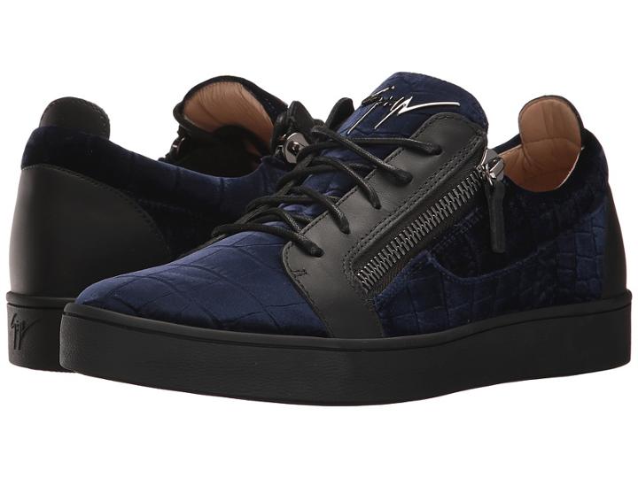 Giuseppe Zanotti - Brek Low Top Velvet Sneaker