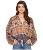 Free People - Hold On Tight Gauze Pullover