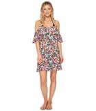 Lucky Brand - Late Bloomer Cold Shoulder Ruffle Dress Cover-up