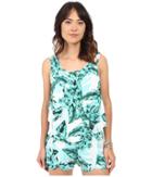 Jack By Bb Dakota - Barnabus Tropical Bliss Printed Rayon Crepe Top