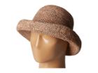 San Diego Hat Company - Rhm6005 Crochet Raffia Pinched Crown Fedora Hat