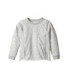 Hudson Kids - Raglan Shirt French Terry Pullover W/ Grinding And Destruction