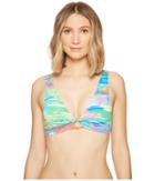 Lauren Ralph Lauren - Ikat Stripe Off The Shoulder Ring Bra Top