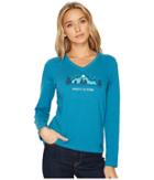Life Is Good - Positive Altitude Winter Long Sleeve Crusher Vee