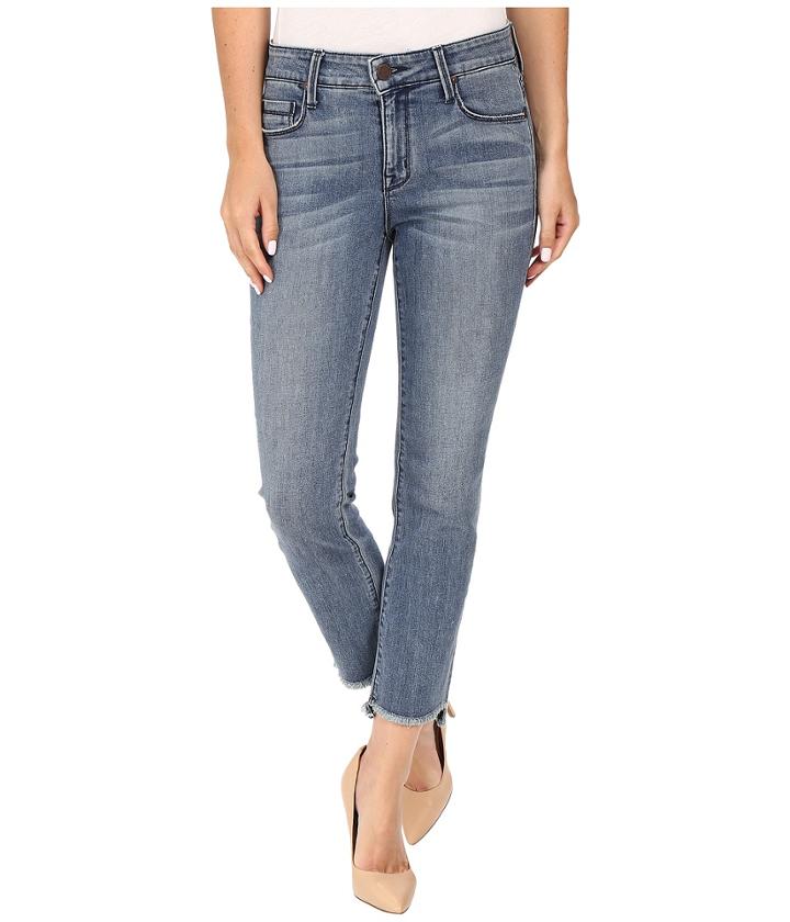 Parker Smith - Shark Bite Straight Crop Jeans In Nile