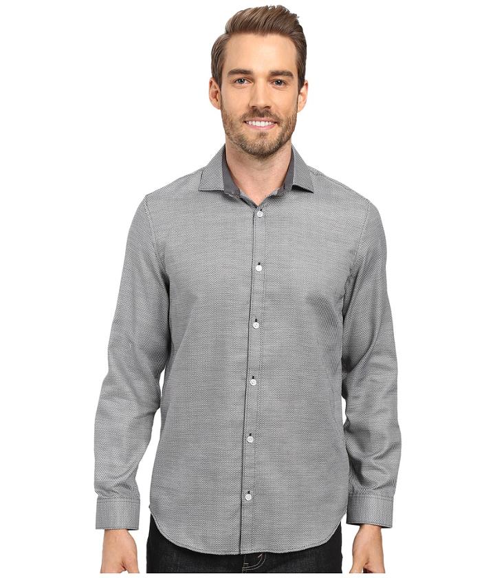 Calvin Klein - Long Sleeve Infinite Cool Dobby Twill Shirt