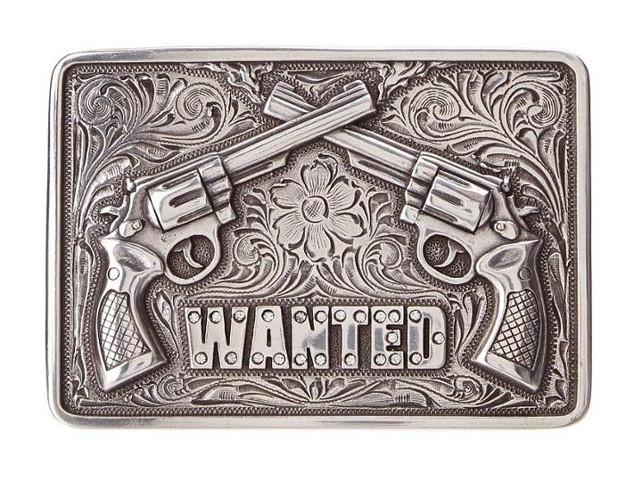 M&amp;f Western Wanted Buckle
